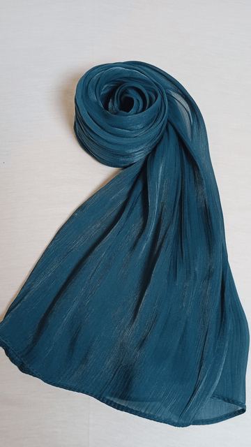 Organza Sheen Silk - Deep Teal